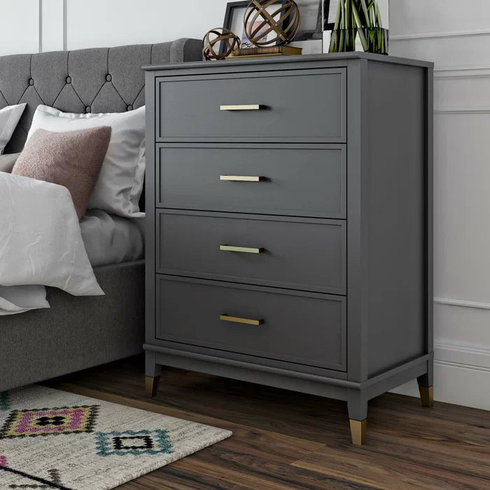 Westerleigh 6 drawer dresser graphite gray sale