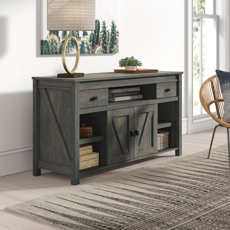 Weathered Oak TV Stand for TVs up to 60