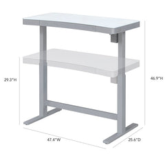 Height Adjustable Standing Desk Digital Control that Can Be Programmed to Remember Three of your Favorite Heights