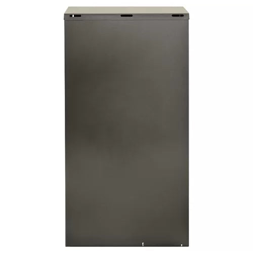 Charcoal 14.25'' Wide 2 -Drawer Steel Vertical Filing Cabinet Designed with Quality Rubber