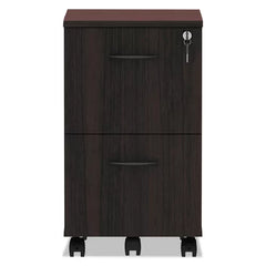 15.38'' Wide 2 Drawer Mobile Vertical Filing Cabinet Contemporary Classic Design