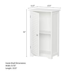 17.5'' W x 31'' H x 11.5'' D Linen Cabinet Add Extra Storage Space To Your Bathroom Or Laundry Room