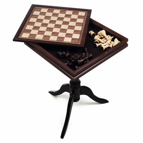 18.13" Chess & Games & Backgammon Table Reat Addition Perfect for your Home Gaming Zone