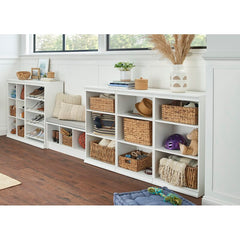 21.38" W Shelving Two Adjustable Shelves Decorative Trim and Full Backer