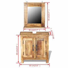 23.6'' W x 23.6'' H x 11.8'' D Solid Wood Back To Wall Toilet Unit