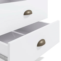 24.41'' Tall 2 - Drawer Nightstand in White Provide Storage Space