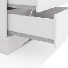 24.41'' Tall 2 - Drawer Nightstand in White Provide Storage Space
