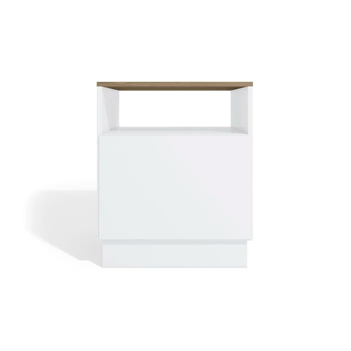 24.41'' Tall 2 - Drawer Nightstand in White Provide Storage Space
