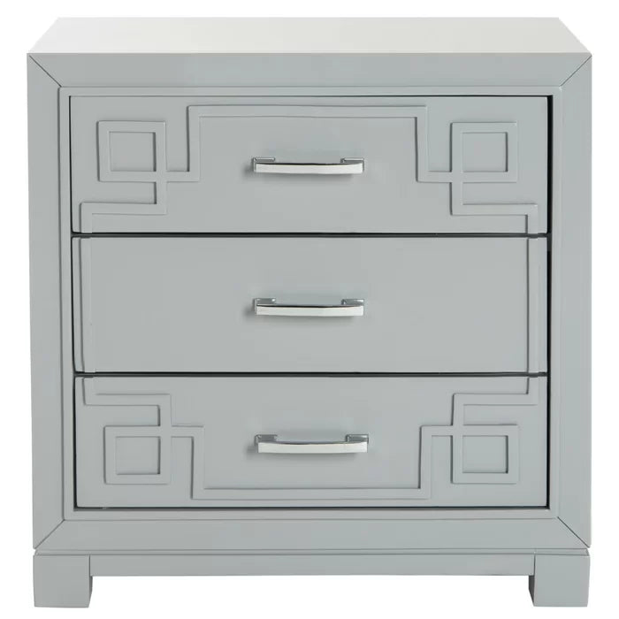 25'' Tall 3 - Drawer Solid Wood Nightstand Perfect Adding Storage Space