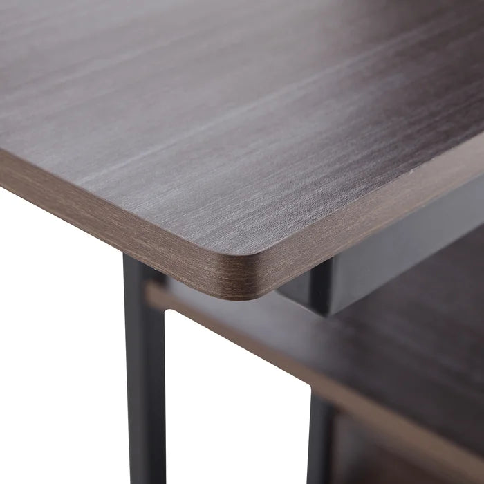 26.6'' Tall C Table End Table Metal Frame is Coated in Anti-Rust Durability and Stability