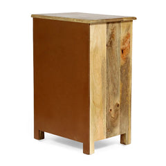 27'' Tall 4 - Drawer Durable Mango Solid Wood Nightstand in Brown