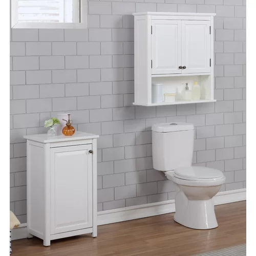 Belz Solid Wood Bathroom Storage Furniture Set