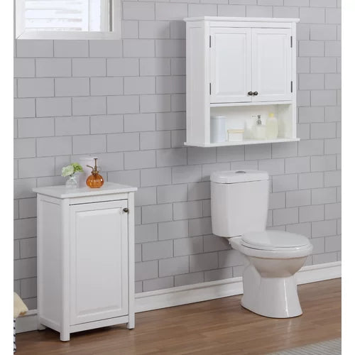 27'' W x 29'' H x 9'' D Wall Mounted Bathroom Cabinet Each Shelf Height Depth