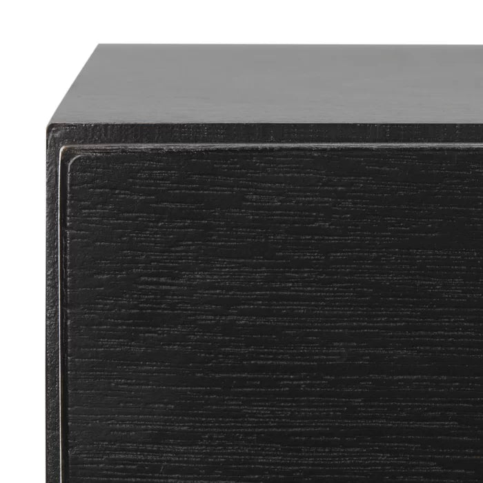 29'' Tall 2 - Drawer Nightstand in Black Offer Plenty Storage Space