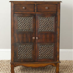 29'' Tall Solid Wood 2 - Door Accent Cabinet Great for your Living Room, Bedroom Perfect for Organize