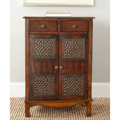 29'' Tall Solid Wood 2 - Door Accent Cabinet Great for your Living Room, Bedroom Perfect for Organize