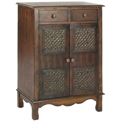 29'' Tall Solid Wood 2 - Door Accent Cabinet Great for your Living Room, Bedroom Perfect for Organize
