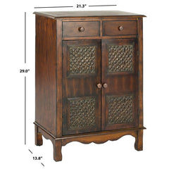 29'' Tall Solid Wood 2 - Door Accent Cabinet Great for your Living Room, Bedroom Perfect for Organize