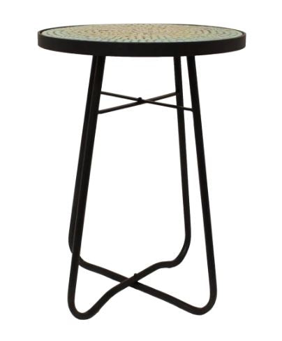 Round Patio Side Accent Table Give Any Indoor or Outdoor Space A Charming Touch