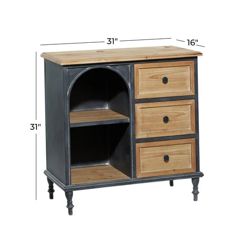 31.38'' Tall 3 - Drawer Accent Chest Elegant And Functional Perfect For Organize
