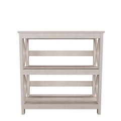 Light Gray 31.5'' H x 31.1'' W Standard Bookcase Free Standing Shelves