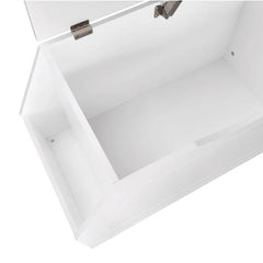 Toy Box with Lid, White Contemporary toy Box Adds Stylish Organization to Any Room