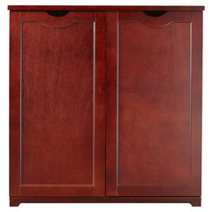 38 Pair Shoe Storage Cabinet Traditional Style that Blends with Most Decors