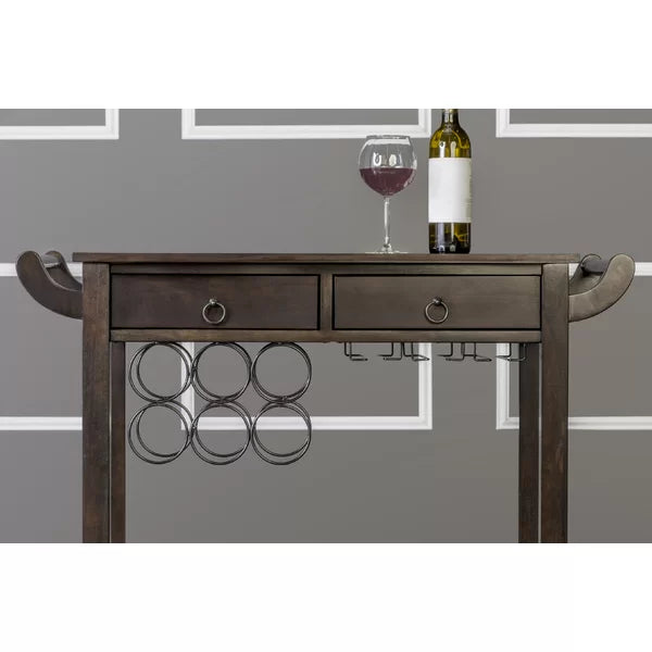 39.75'' Wide Rolling Kitchen Cart Offer Additional Storage Space
