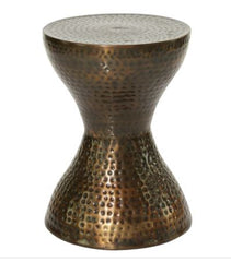 Metal Industrial Accent Table 19 x 14 x 14 - 14 x 14 x 19 - Bronze Add this Tall Accent Table to the Side of your Sofa