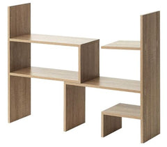 Adjustable Dorm Desk Bookshelf Ideal Desktop Bookshelf for Home Office Perfect Organize