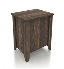 Rustic Oak 20-inch 1-shelf Side Table Great for Living Room Bedroom