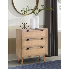 3 Drawer 31.5'' W Chest Light and Bright Ayslyn and Wood Look Style Design