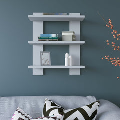 White 3 Piece Tiered Shelf Great for Bedroom, Bathroom, Entryway Perfect for Organize