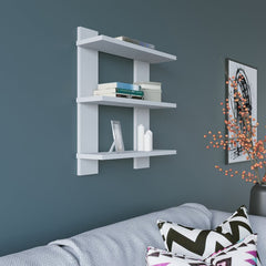 White 3 Piece Tiered Shelf Great for Bedroom, Bathroom, Entryway Perfect for Organize