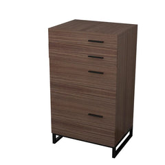 4-Layer Retro Wooden File Cabinet For Office Bedroom Anti Scratch and Anti-Fouling