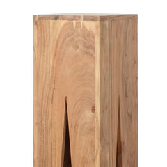 45.5'' Tall Solid Wood Nesting Tables Hairpin Design Built from Rich Acacia Wood