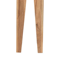45.5'' Tall Solid Wood Nesting Tables Hairpin Design Built from Rich Acacia Wood