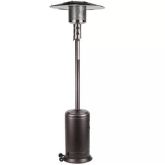 Mocha 48,000 BTU Propane Standing Patio Heater Variable-Heat Control Knob