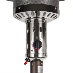Mocha 48,000 BTU Propane Standing Patio Heater Variable-Heat Control Knob