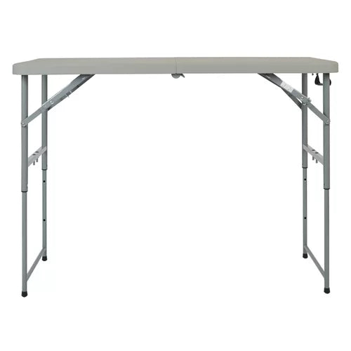 48'' Plastic Rectangular Folding Table Indoor Aesthetically Design