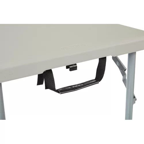 48'' Plastic Rectangular Folding Table Indoor Aesthetically Design