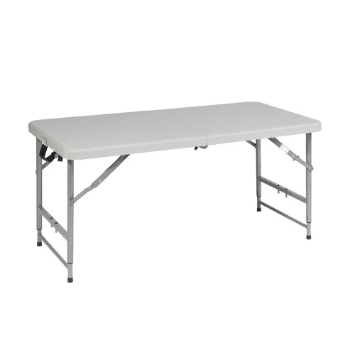 48'' Plastic Rectangular Folding Table Indoor Aesthetically Design