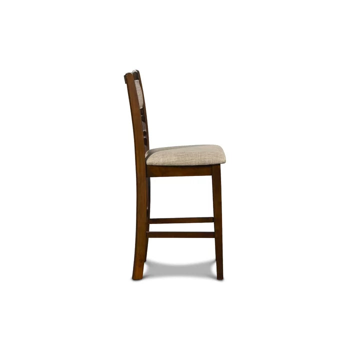 Cherry 36.25" H x 42.25" L x 42.25" W Cherry 4 Person Dining Set Design