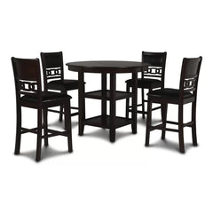 Ebony 36.25" H x 42.25" L x 42.25" W Ebony 4 Person Dining Set Design