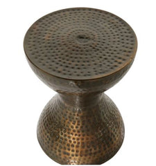 Metal Industrial Accent Table 19 x 14 x 14 - 14 x 14 x 19 - Bronze Add this Tall Accent Table to the Side of your Sofa