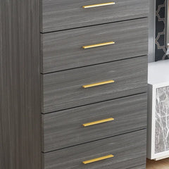 Gray 5 Drawer 29'' W Chest Modern Style Perfect for Bedroom