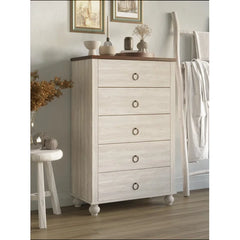 Solid Wood 5 Drawer 31.5'' W Chest Perfect for Living Room
