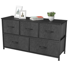 5 Drawer 39.4'' W Dresser 4 Adjustable Feet that Prevent Scratches to your Floor Provides Additional Storage Space in your Living Room or Bedroom