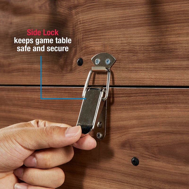 5 Game 48.5" Multi Game Table Five-in-One Combo Game Table Includes Billiards, Slide Hockey, Soccer, Table Tennis