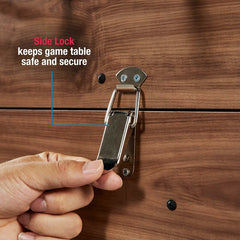 5 Game 48.5" Multi Game Table Five-in-One Combo Game Table Includes Billiards, Slide Hockey, Soccer, Table Tennis